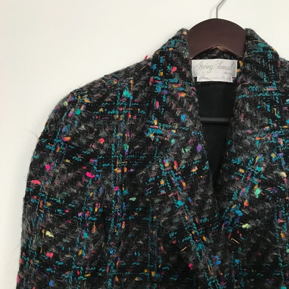 Irving Samuel Rainbow Stitched Wool Jacket - Picture 2 of 8
